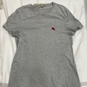 Burberry T-Shirt with Red Logo